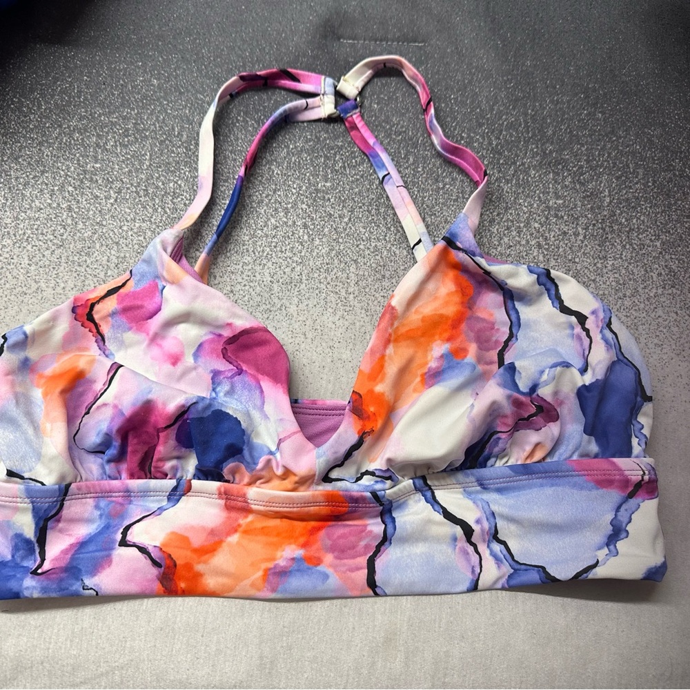 Colorful Abstract Women's swim top